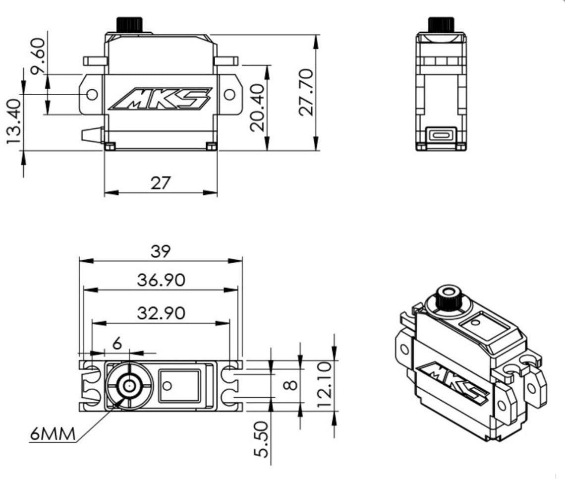 HV50-P 1/12 SERVO (HIGH VOLTAGE)