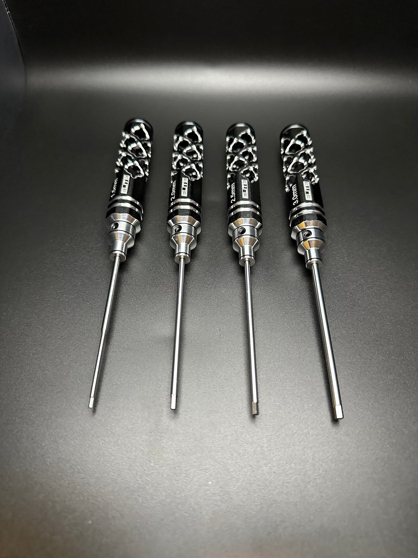 ELITE PRO SERIES METRIC 4PC HEX WRENCH SET BLACK/SILVER