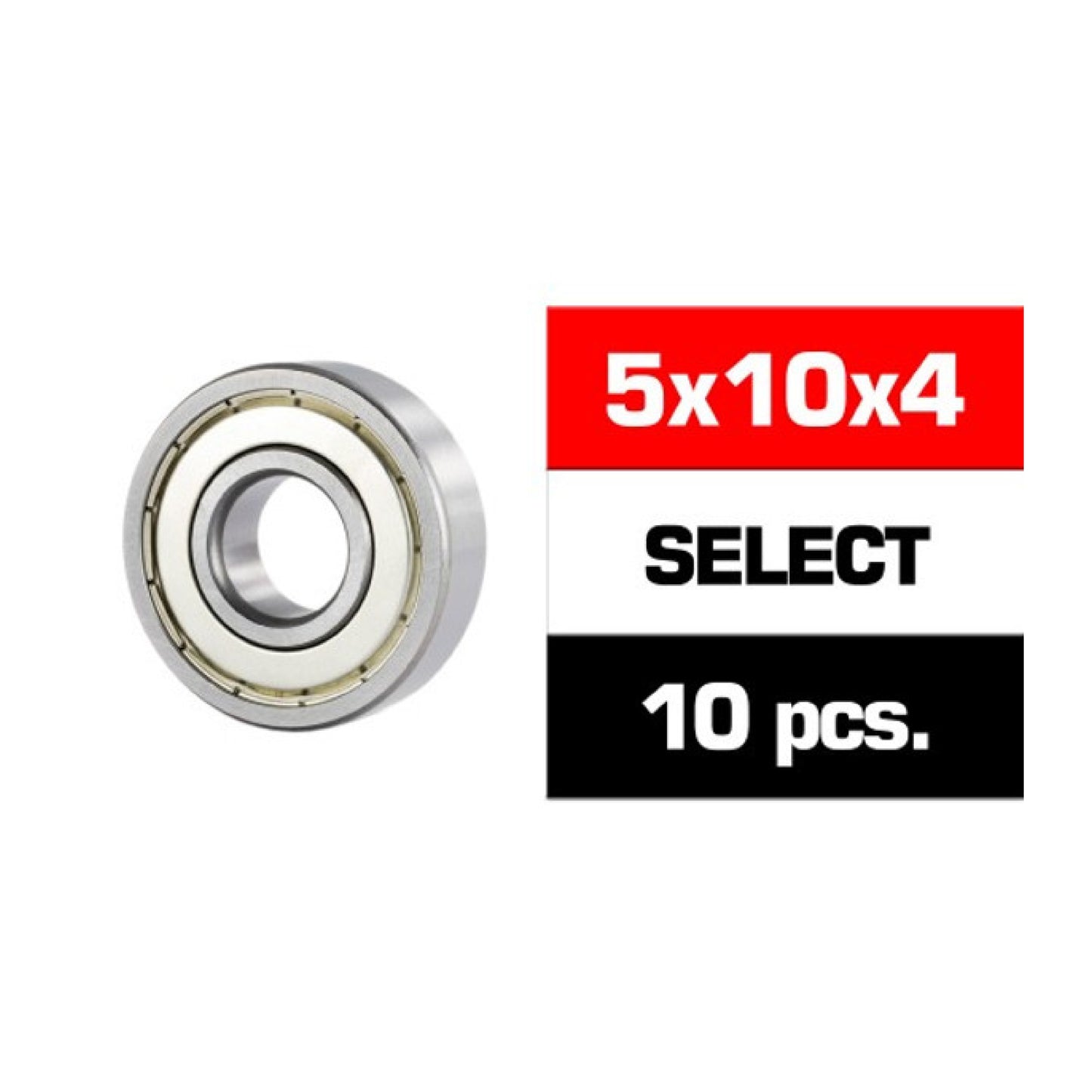 Ultimate Racing 5X10X4mm Select "HS" Metal Shielded Clutch Bearing Set (10PCS)