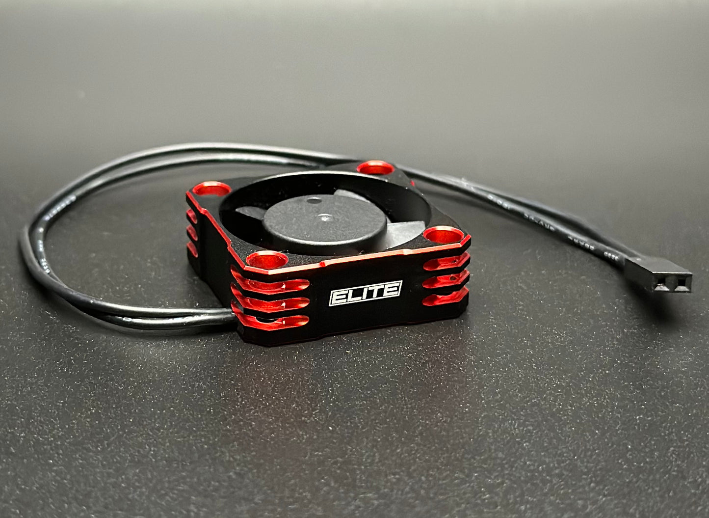 ELITE ALUMINUM 30X3OMM FAN RED/BLACK